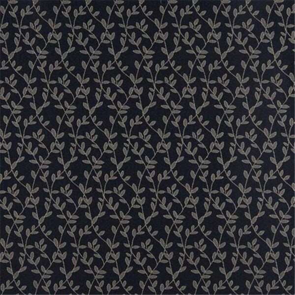 Designer Fabrics Designer Fabrics D324 54 in. Wide ; Navy And Beige Vine Leaves Jacquard Woven Upholstery Fabric D324 - main